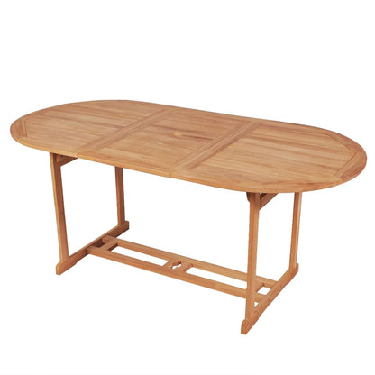 Tuintafel 180x90x75 cm massief teakhout - AllerleiShop