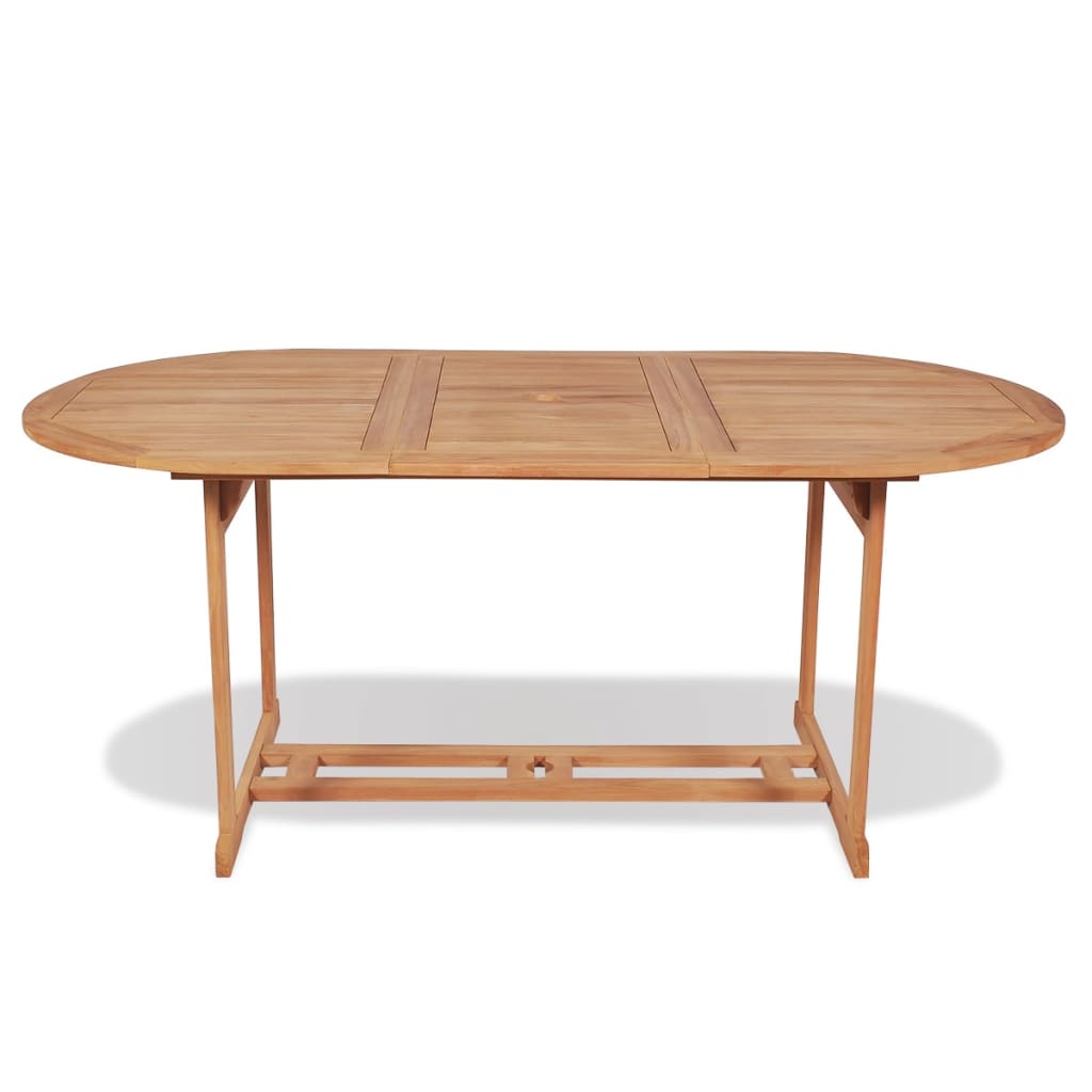 Tuintafel 180x90x75 cm massief teakhout - AllerleiShop