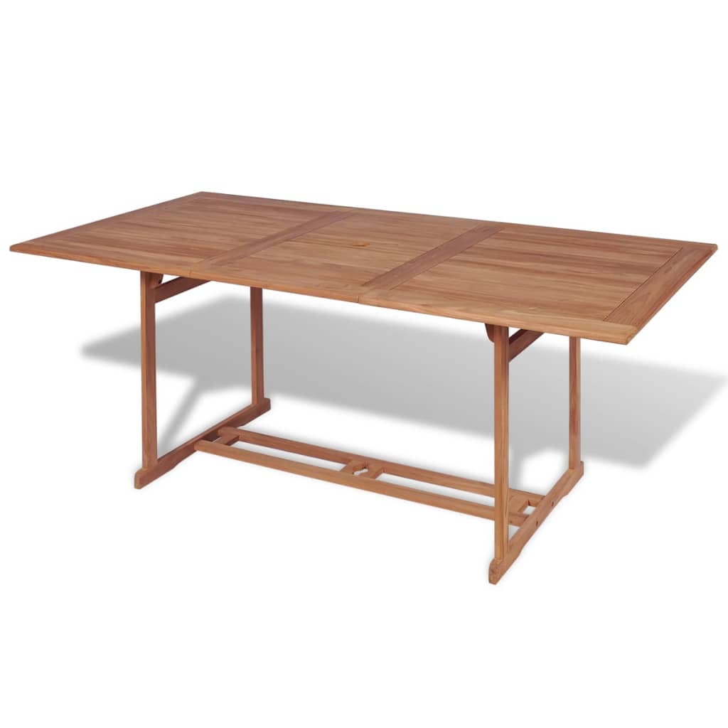 Tuintafel 180x90x75 cm massief teakhout - AllerleiShop