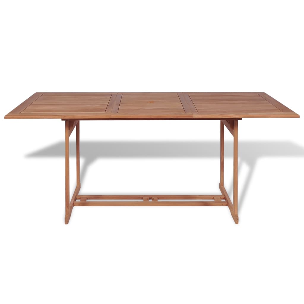 Tuintafel 180x90x75 cm massief teakhout - AllerleiShop