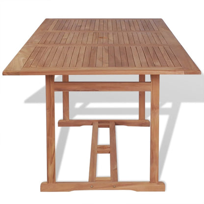 Tuintafel 180x90x75 cm massief teakhout - AllerleiShop