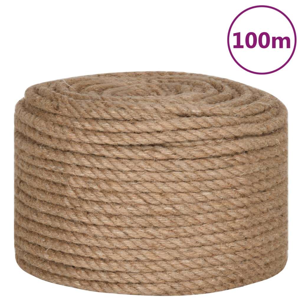 Touw 100% jute 12 mm 100 m