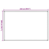 Tenttapijt 250x200 cm antraciet - AllerleiShop