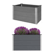 Plantenbak verhoogd 100x50x54 cm HKC grijs - AllerleiShop