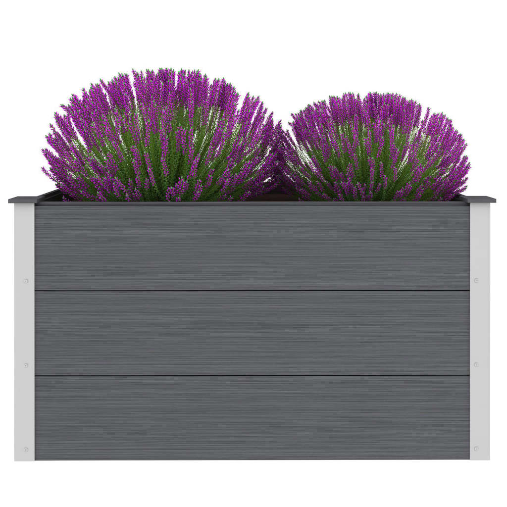 Plantenbak verhoogd 100x50x54 cm HKC grijs - AllerleiShop