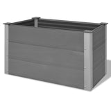 Plantenbak verhoogd 100x50x54 cm HKC grijs - AllerleiShop