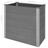 Plantenbak verhoogd 100x50x91 cm HKC grijs - AllerleiShop