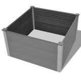 Plantenbak verhoogd 100x100x54 cm HKC grijs - AllerleiShop