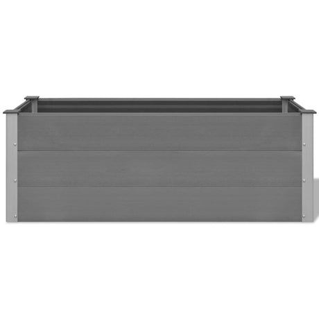 Plantenbak verhoogd 150x50x54 cm HKC grijs - AllerleiShop