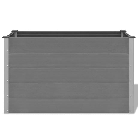 Plantenbak verhoogd 150x50x91 cm HKC grijs - AllerleiShop