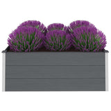 Plantenbak verhoogd 150x100x54 cm HKC grijs - AllerleiShop