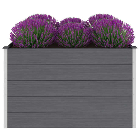 Plantenbak verhoogd 150x100x91 cm HKC grijs - AllerleiShop