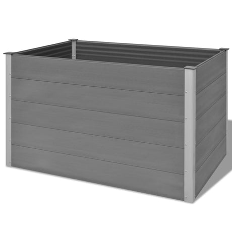 Plantenbak verhoogd 150x100x91 cm HKC grijs - AllerleiShop