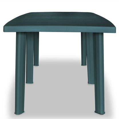 Tuintafel 210x96x72 cm kunststof groen - AllerleiShop