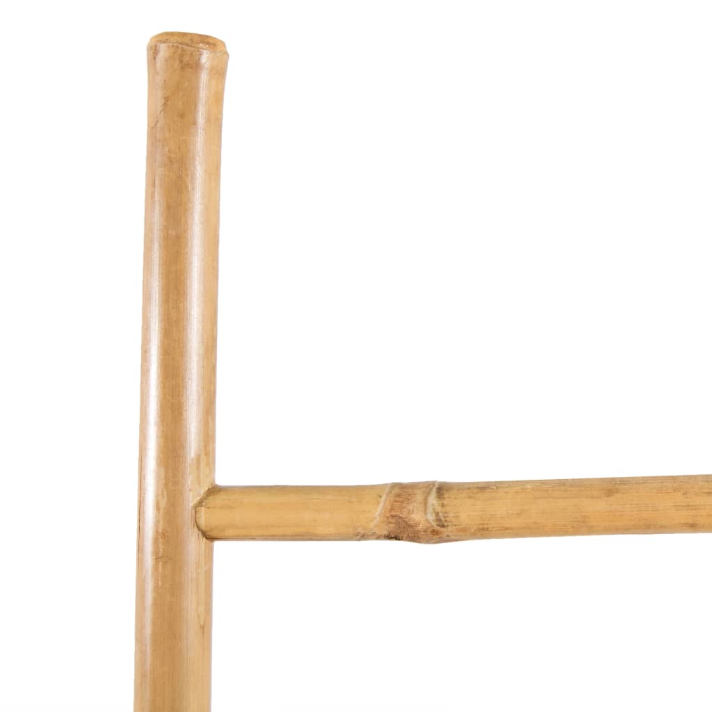 Handdoekladder met 5 sporten 150 cm bamboe - AllerleiShop