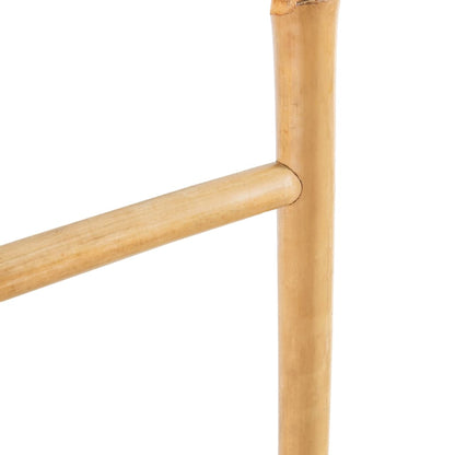 Handdoekladder met 5 sporten 150 cm bamboe - AllerleiShop