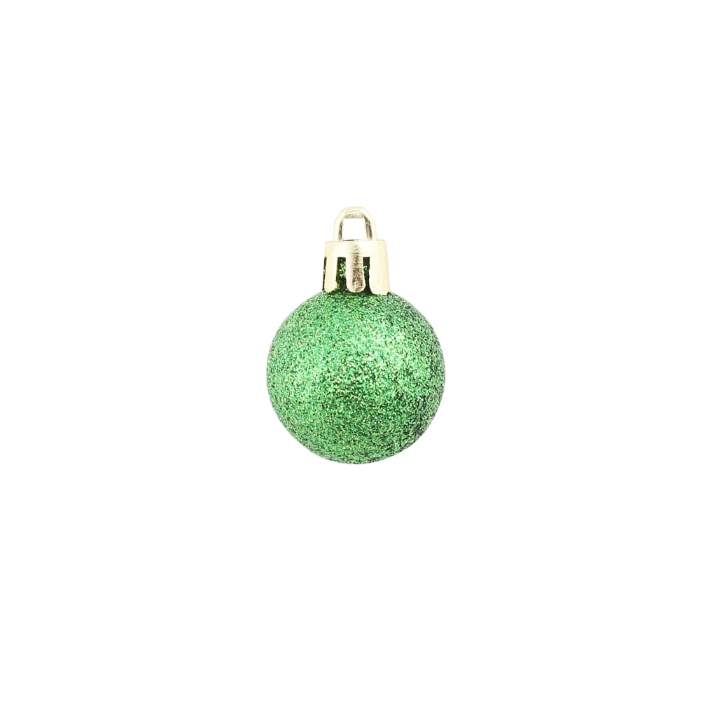 Kerstballen 100 st rood/goudkleurig/groen