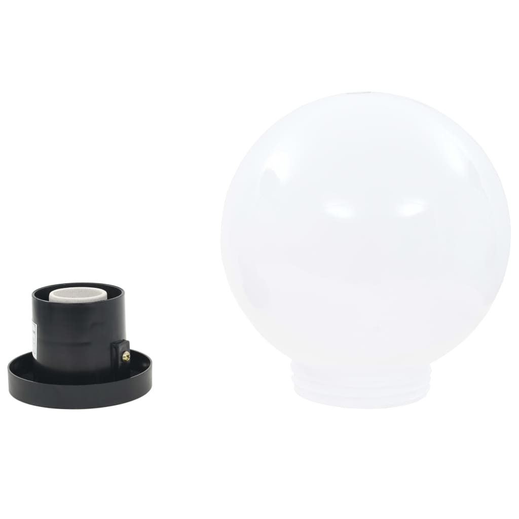 LED-bollampen 2 st rond 20 cm PMMA - AllerleiShop