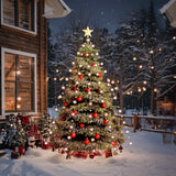 Kerstboomverlichting met 180 LED's net 180 cm - AllerleiShop