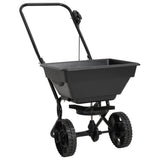 Strooiwagen duwmodel 15 L 92x46x70 cm PVC en staal