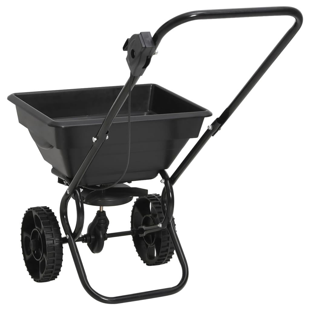 Strooiwagen duwmodel 15 L 92x46x70 cm PVC en staal