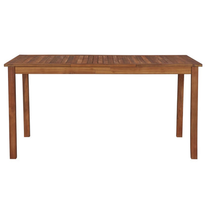 Tuintafel 150x90x74 cm massief acaciahout - AllerleiShop