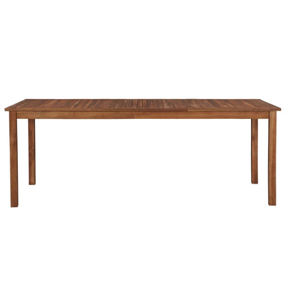 Tuintafel 200x100x74 cm massief acaciahout - AllerleiShop