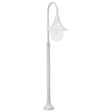 Paalverlichting tuin E27 120 cm aluminium wit - AllerleiShop