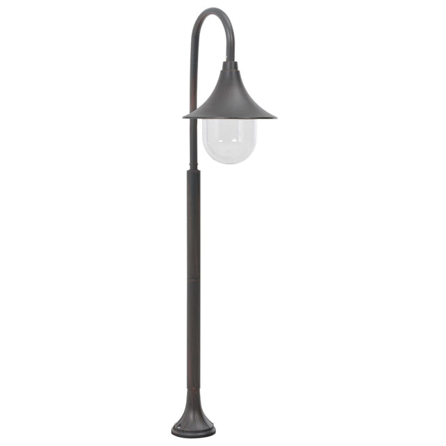 Paalverlichting tuin E27 120 cm aluminium brons - AllerleiShop