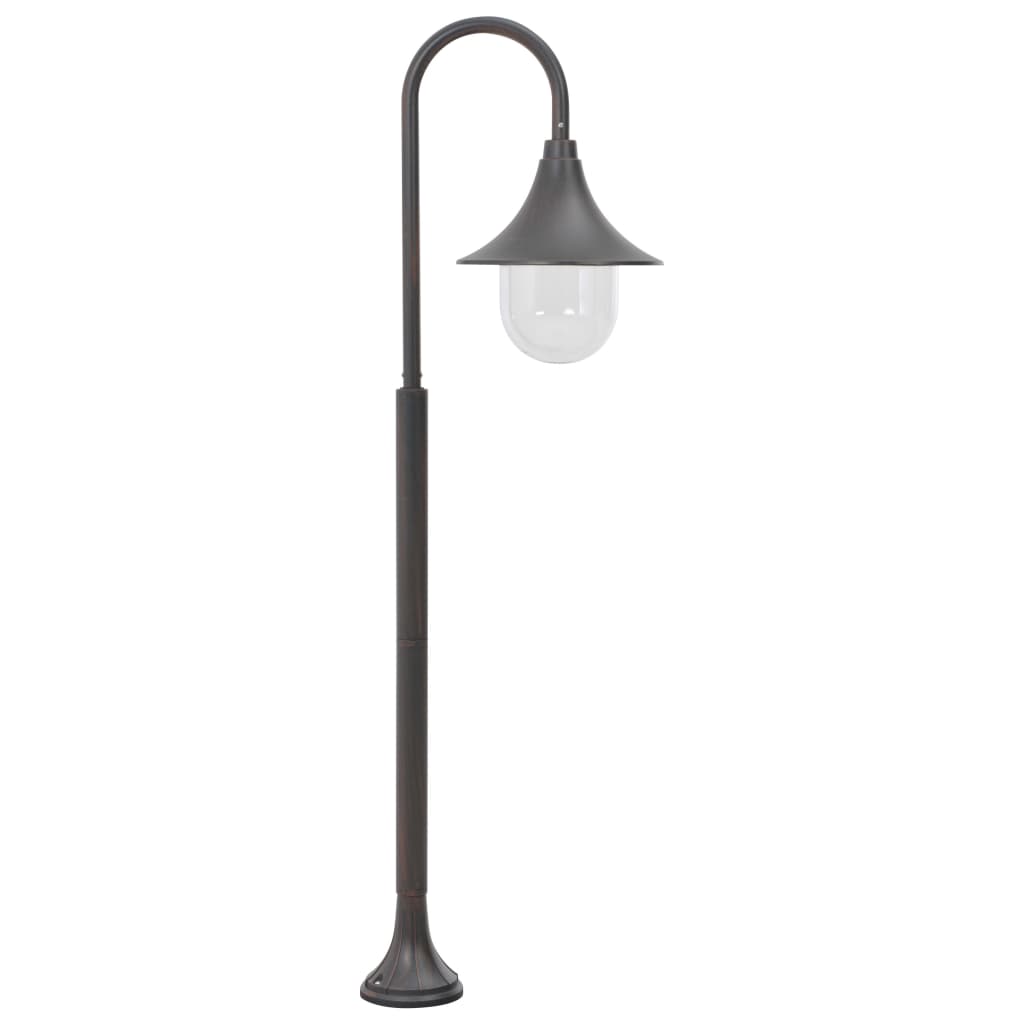 Paalverlichting tuin E27 120 cm aluminium brons - AllerleiShop