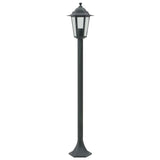 Paalverlichting voor tuin E27 110 cm aluminium donkergroen 6 st - AllerleiShop