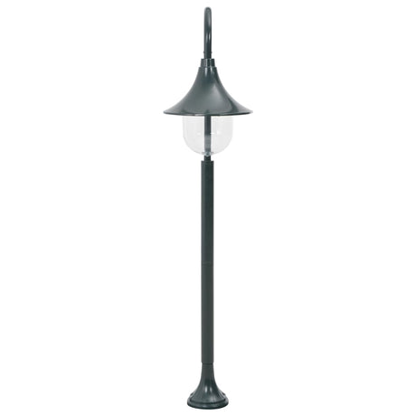 Paalverlichting tuin E27 120 cm aluminium donkergroen - AllerleiShop