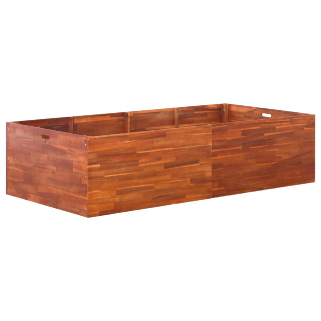 Plantenbak verhoogd 200x100x50 cm acaciahout - AllerleiShop