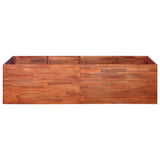 Plantenbak verhoogd 200x100x50 cm acaciahout - AllerleiShop