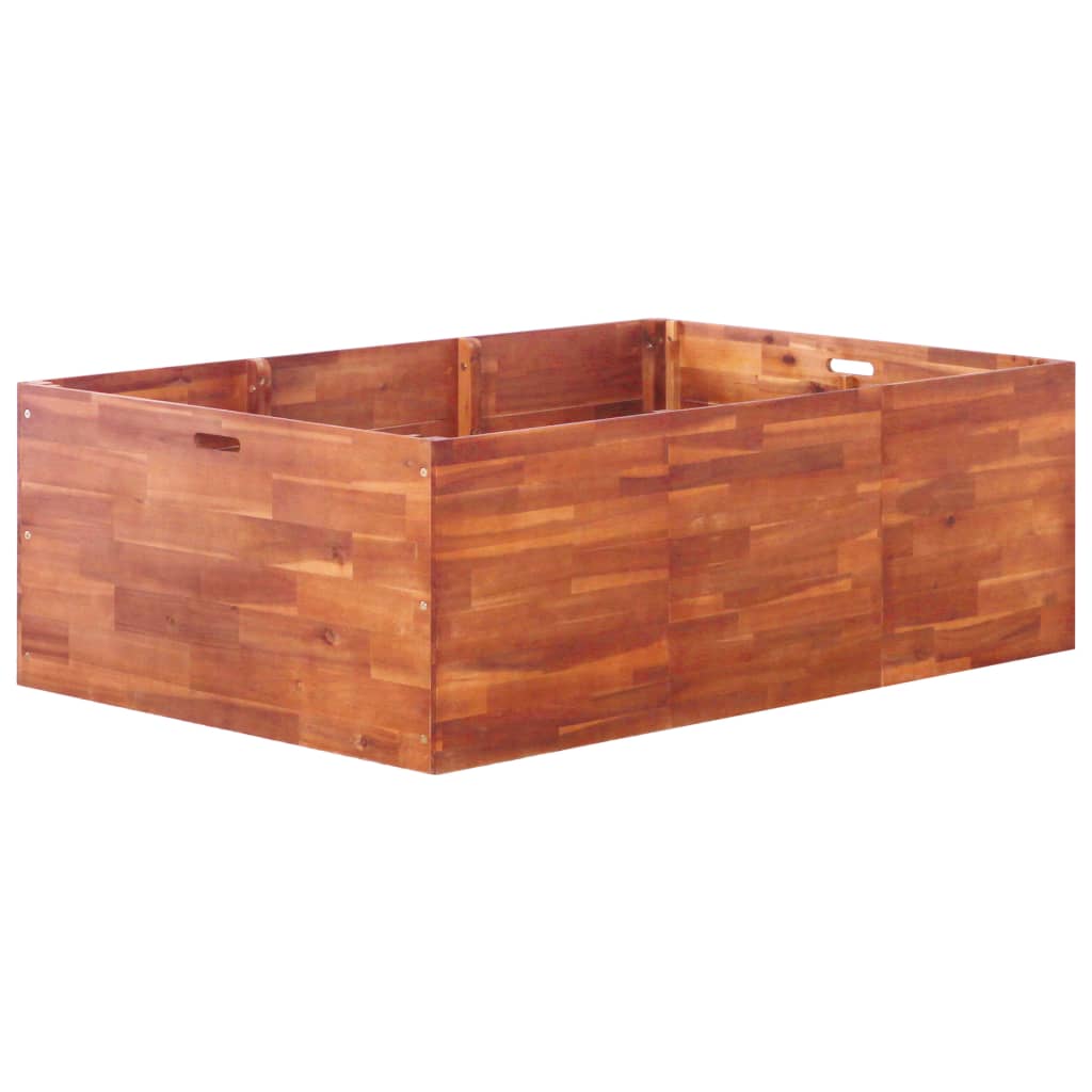 Plantenbak verhoogd 150x100x50 cm acaciahout - AllerleiShop