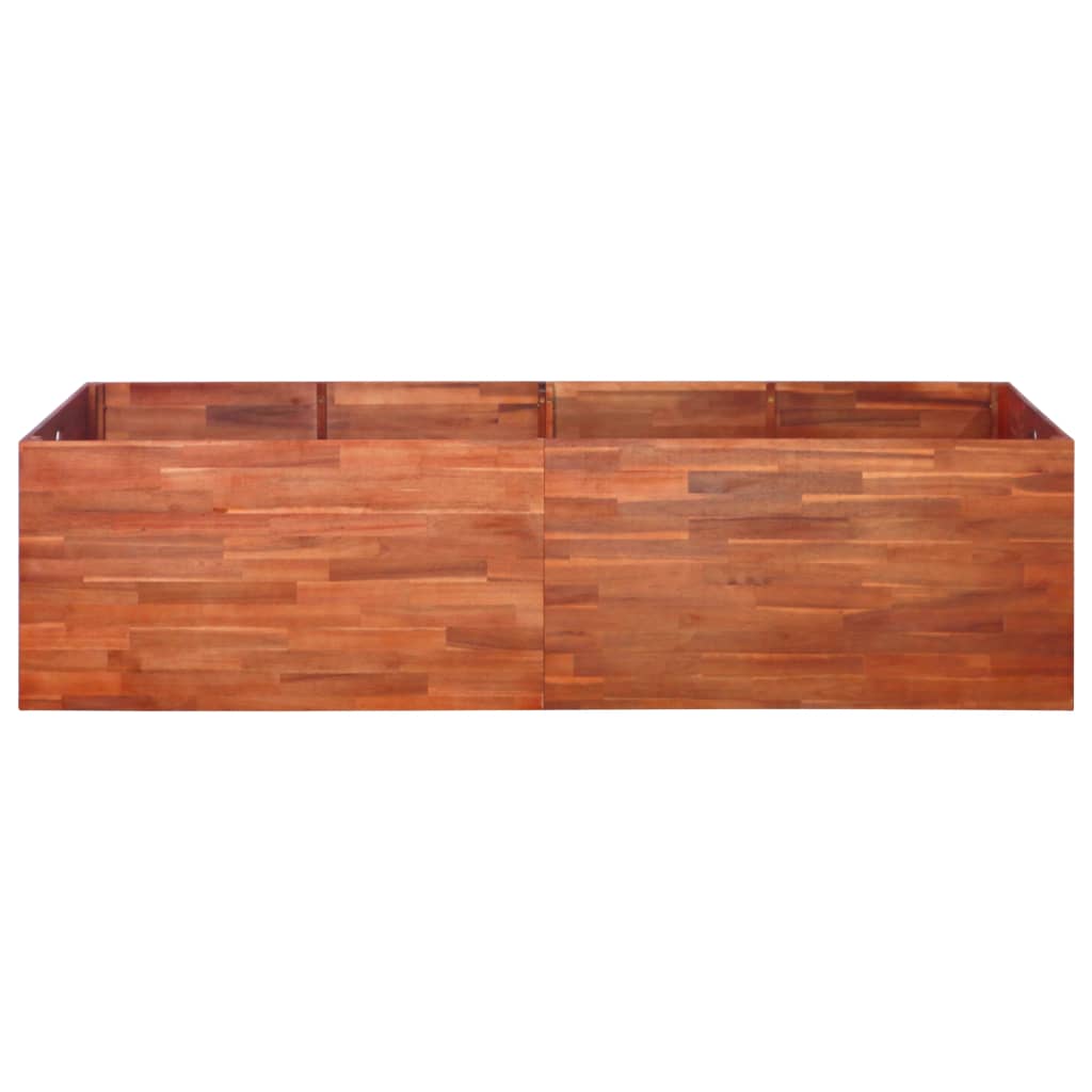 Plantenbak verhoogd 200x50x50 cm acaciahout - AllerleiShop