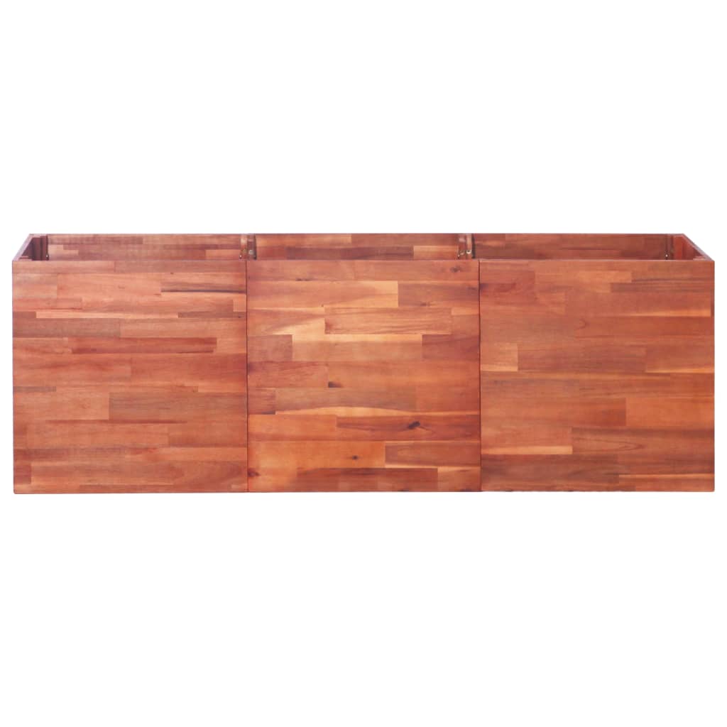 Plantenbak verhoogd 150x50x50 cm acaciahout - AllerleiShop