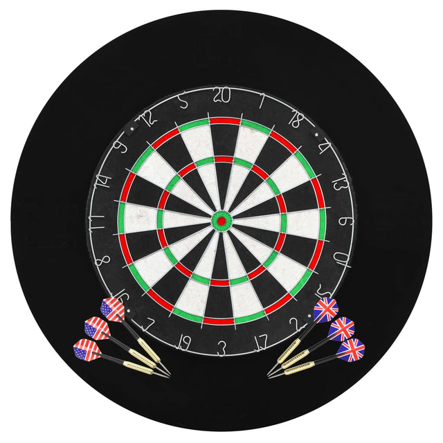 Dartbord professioneel met 6 darts en surround sisal