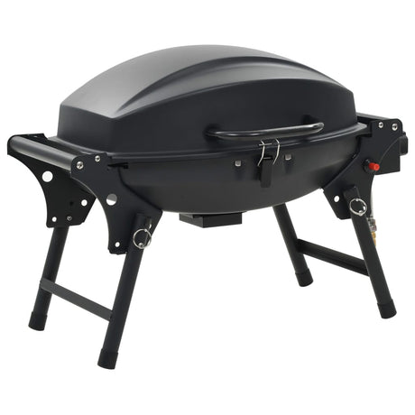 Gasbarbecue met kookzone zwart - AllerleiShop