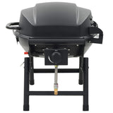 Gasbarbecue met kookzone zwart - AllerleiShop