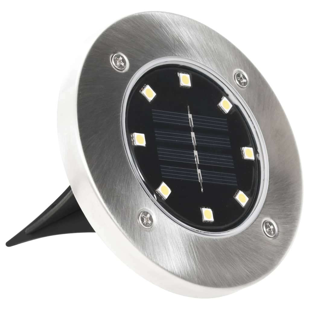 Grondlampen 8 st solar LED warmwit - AllerleiShop