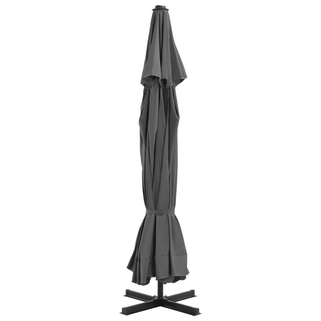 Parasol met aluminium paal 500 cm antraciet - AllerleiShop