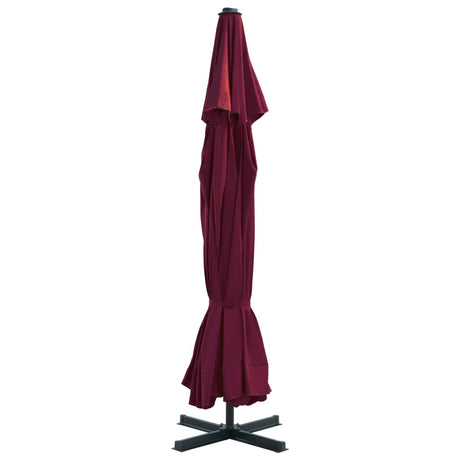 Parasol met aluminium paal 500 cm bordeauxrood - AllerleiShop