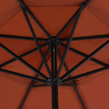 Parasol met aluminium paal 500 cm terracottakleurig - AllerleiShop