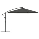 Zweefparasol met aluminium paal 350 cm antracietkleurig - AllerleiShop