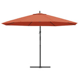 Zweefparasol met aluminium paal 350 cm terracottakleurig - AllerleiShop