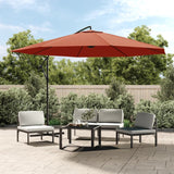 Zweefparasol met aluminium paal 350 cm terracottakleurig - AllerleiShop