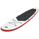 Stand-up paddleboard opblaasbaar rood en wit - AllerleiShop