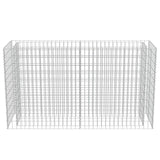 Gabion plantenbak verhoogd 180x50x100 cm gegalvaniseerd staal