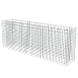 Gabion plantenbak verhoogd 270x50x100 cm gegalvaniseerd staal